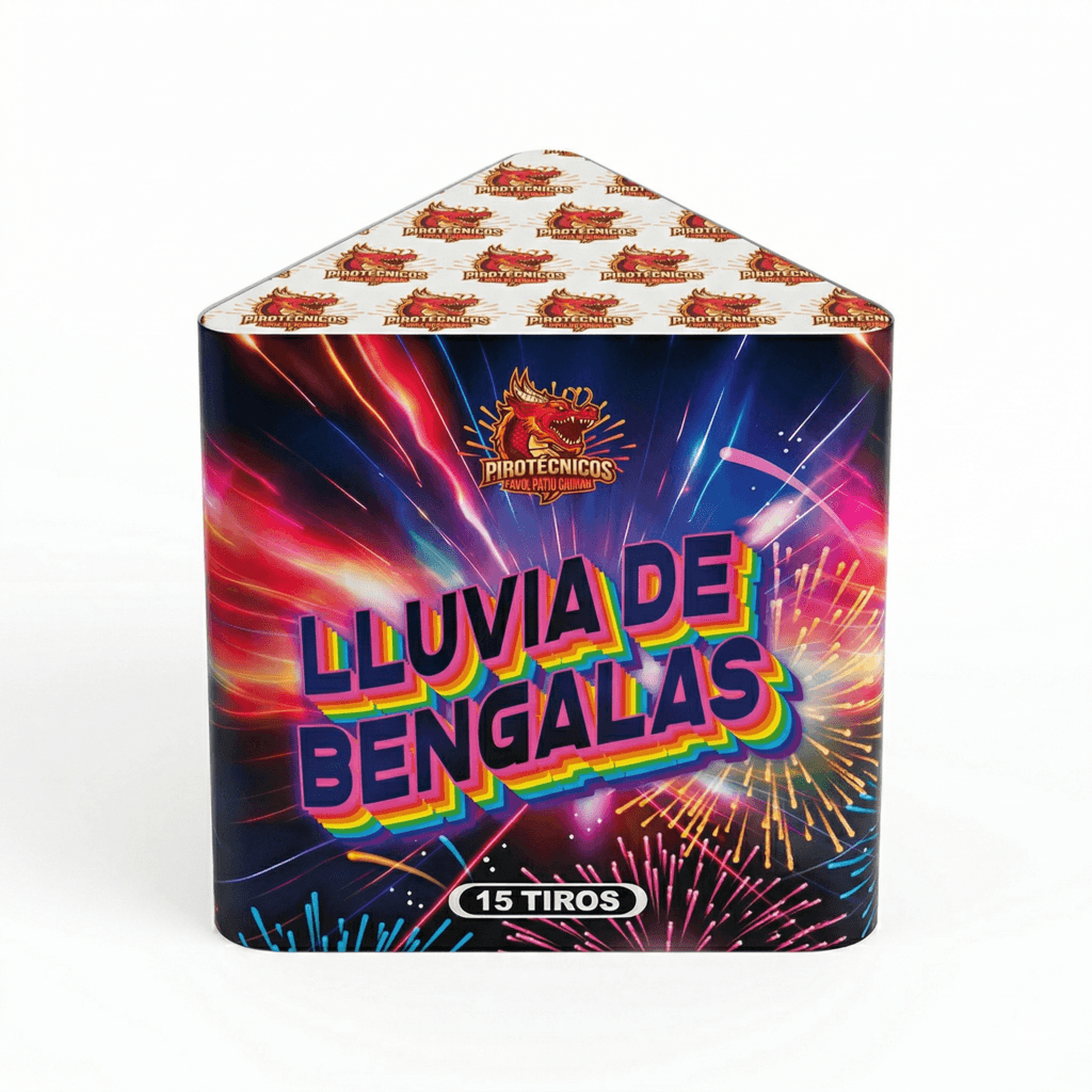 TORTA DE 15T LLUVIA DE BENGALAS