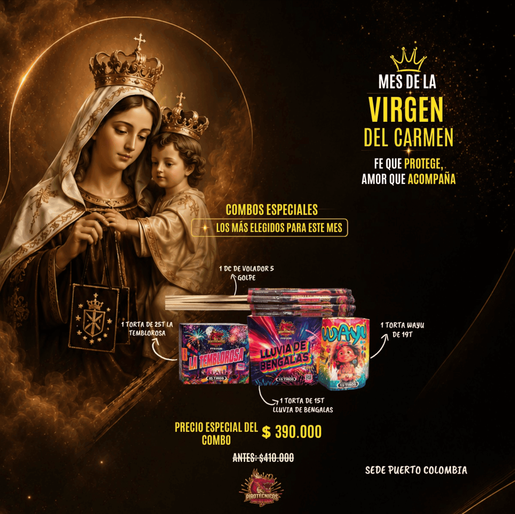 COMBO #2 VIRGEN DEL CARMEN