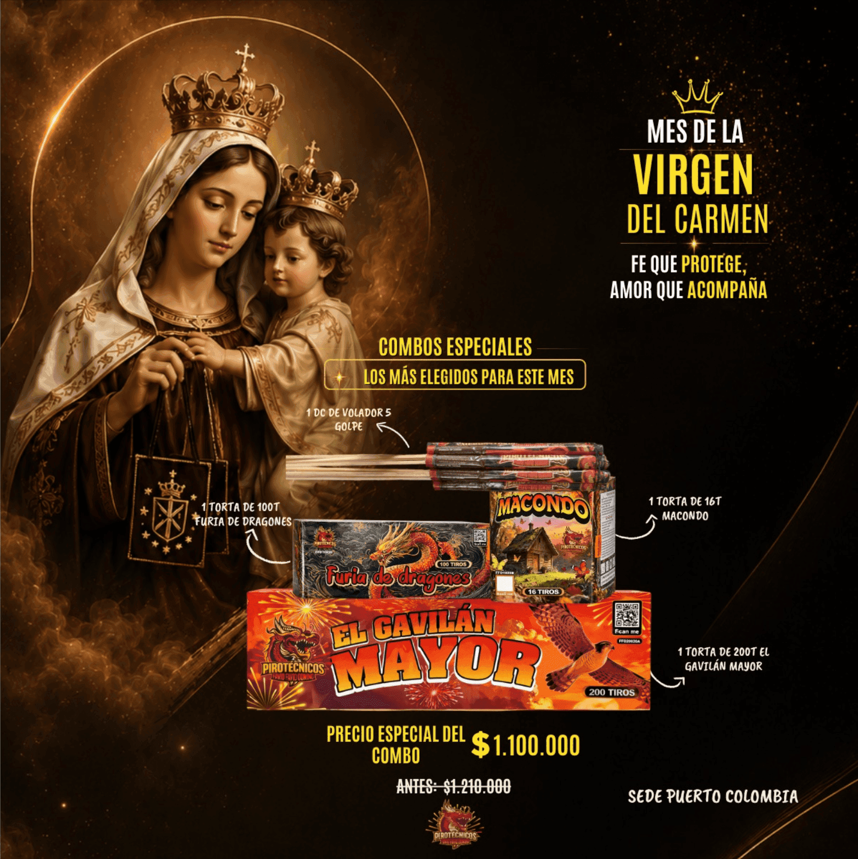 COMBO #5 VIRGEN DEL CARMEN