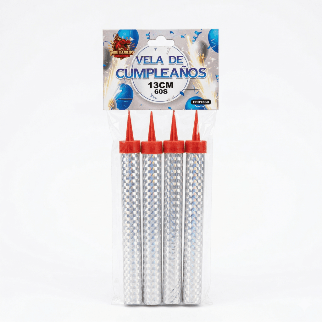 VELA DE CUMPLEANOS 60 SEG